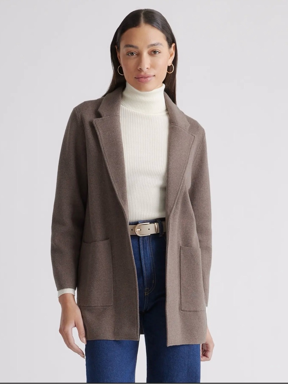 ❤️ Quince Organic Cotton Knit Blazer